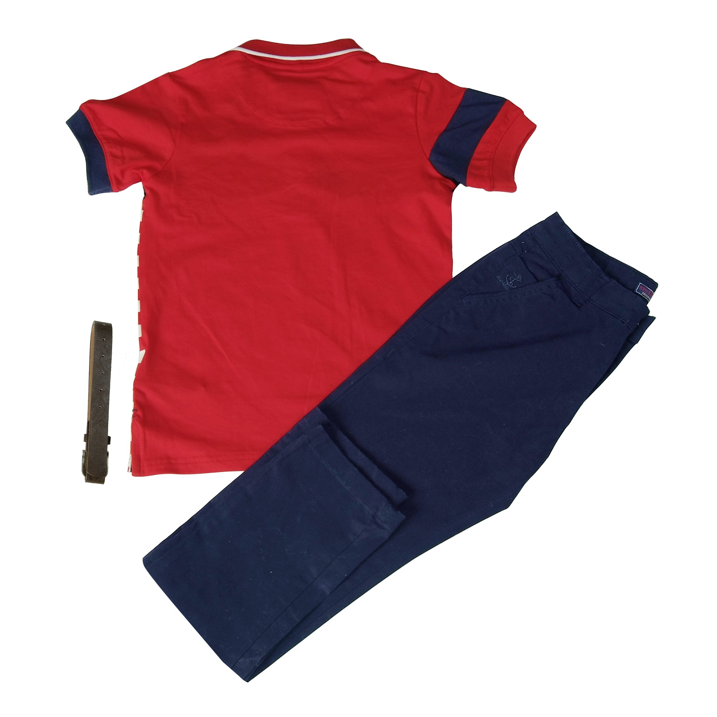 boys clothing set kids clothing polo t-shirt woven pant quality clothing