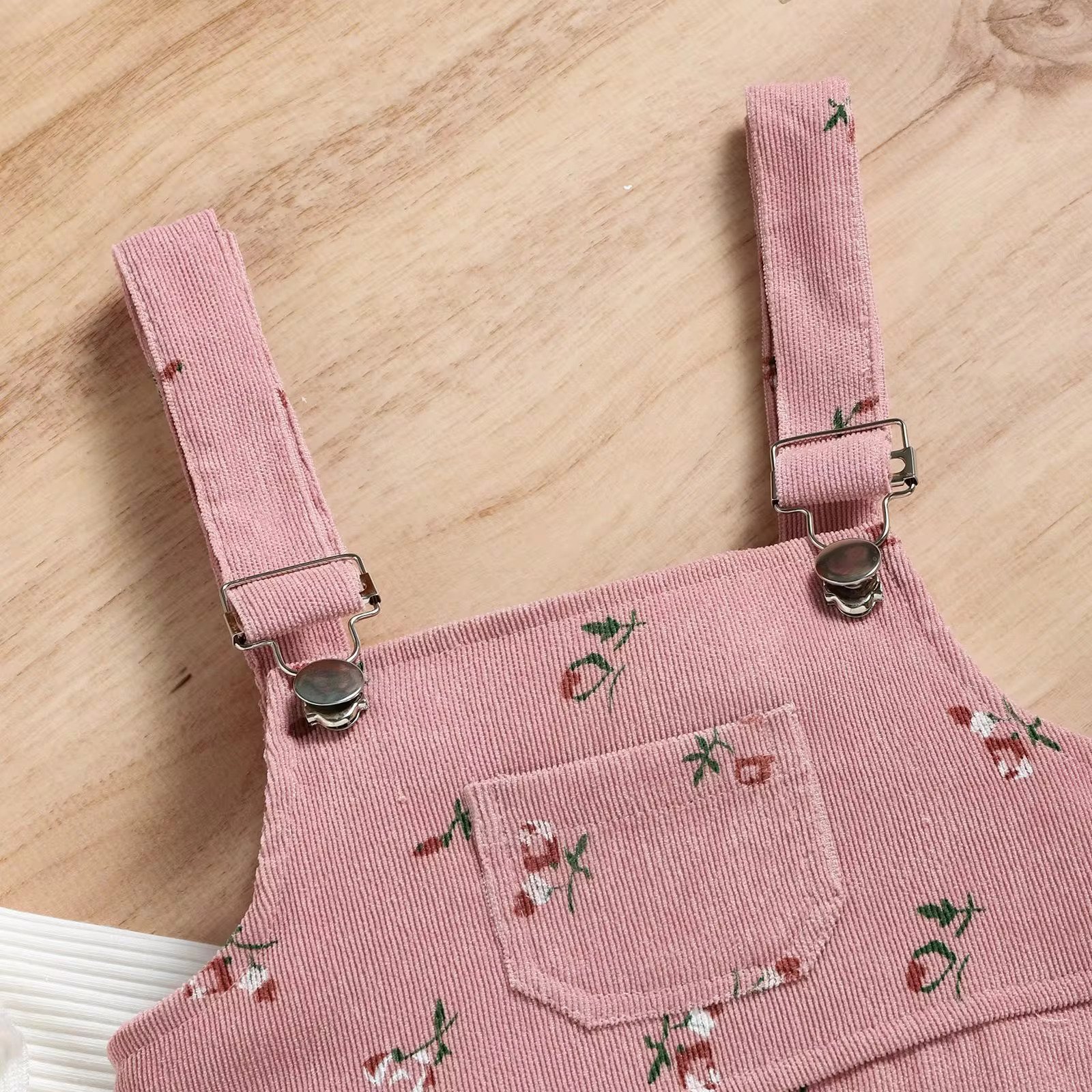 0-18M Baby Girls Floral Clothing Suits Long Sleeve T-Shirts Tops Romper 2Pcs Spring Autumn Toddler Kids Clothes Outfits