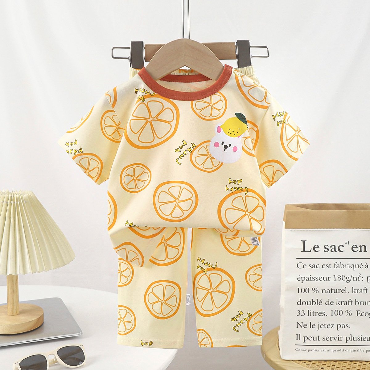 2024 Wholesale Summer Kids Clothing Set Cotton Children Casual Suit Baby Boys & Girls Sportswear Clothes