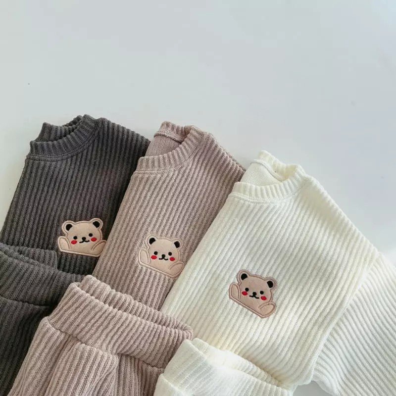 Kids Clothing Set Thicken Boys Clothes Suits Waffle Hoodie And Pants 2 Pcs Girls Clothes
