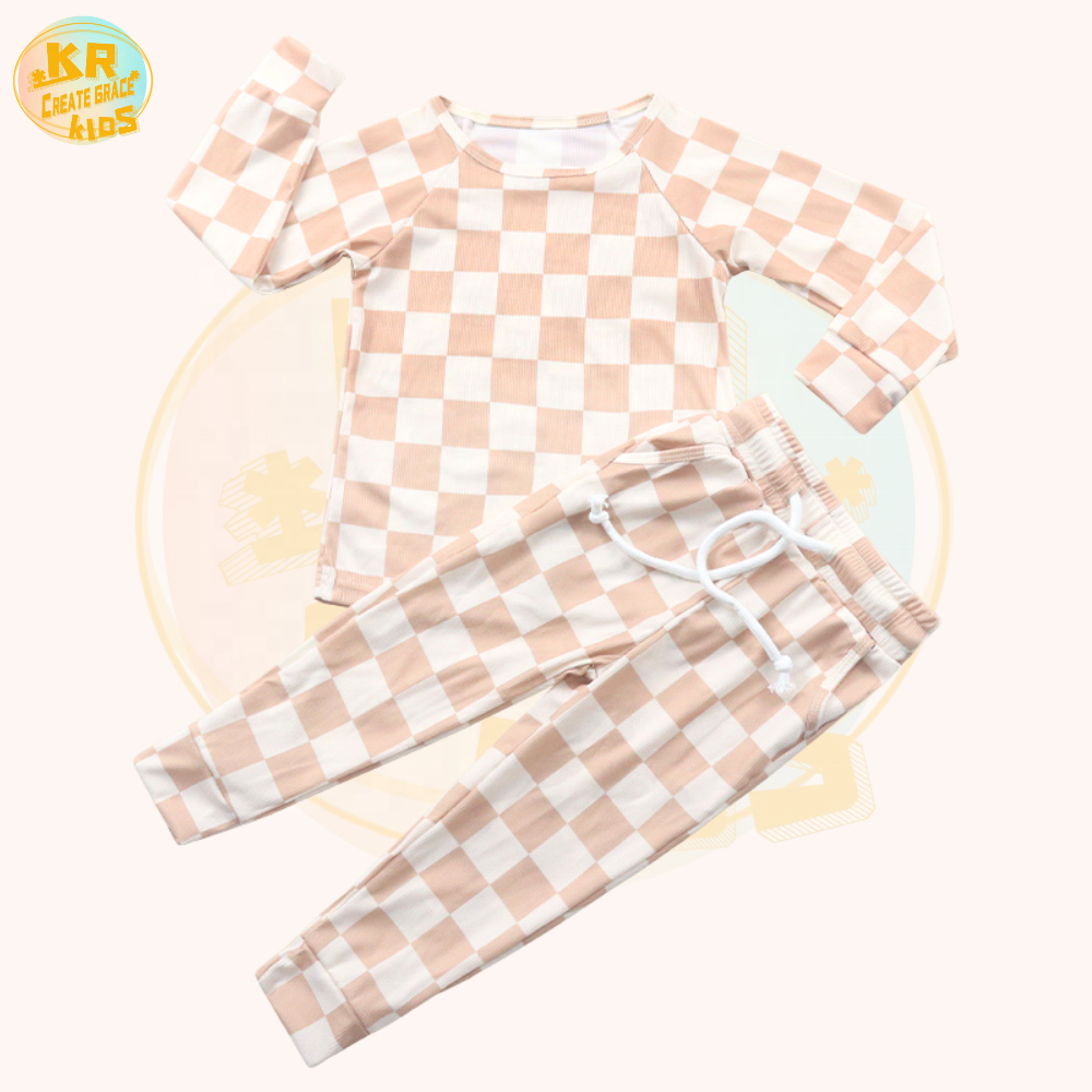 Wholesale Bamboo Pajamas Suit Casual Kids Pajamas Kids Pajamas Bamboo Baby Boys Clothing Sets