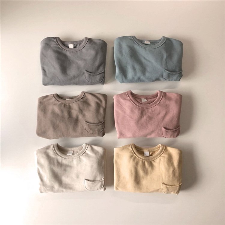 Wholesale Fall Cotton Boys Suit Clothes Long Jersey Set Sweat Shirt and Pant Set 2pic Boy and Girl Clothing Set Sport Kids Wear