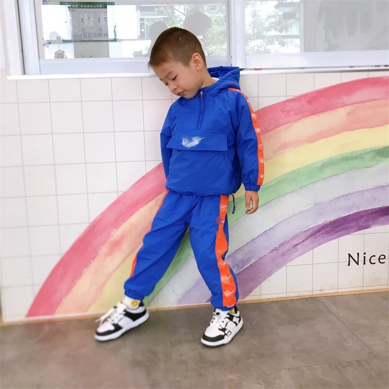 2024 New Children 2pcs Suit Spring Autumn Pullover Top+trousers Casual Sports Baby Boy Kids Clothing Set