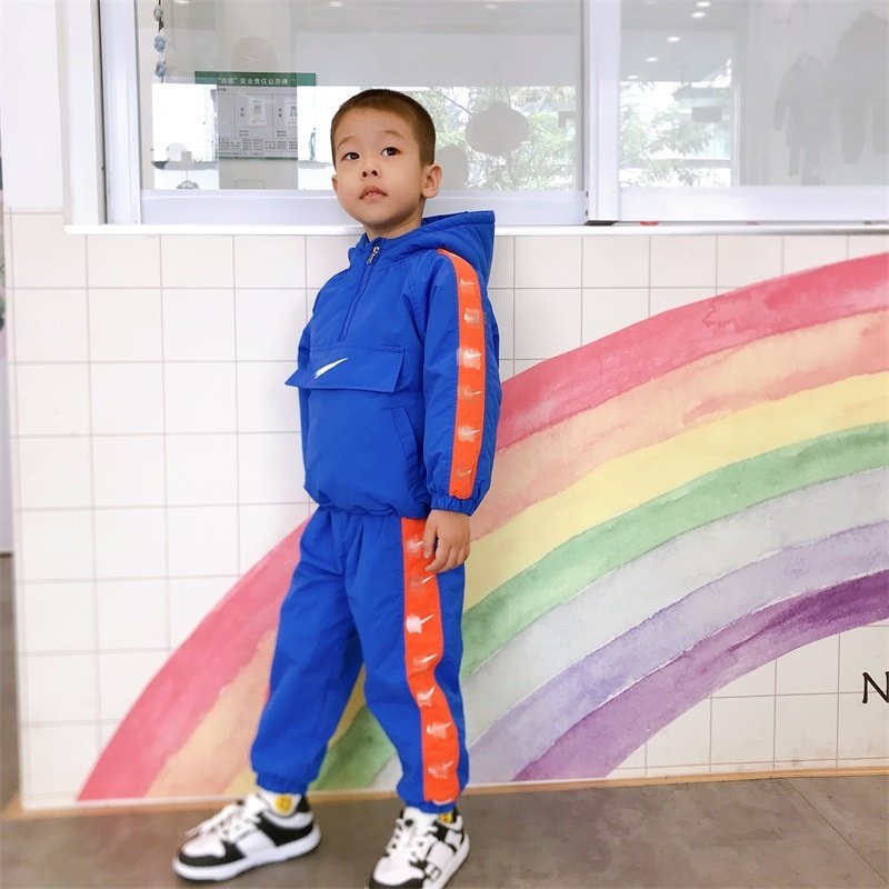 2024 New Children 2pcs Suit Spring Autumn Pullover Top+trousers Casual Sports Baby Boy Kids Clothing Set