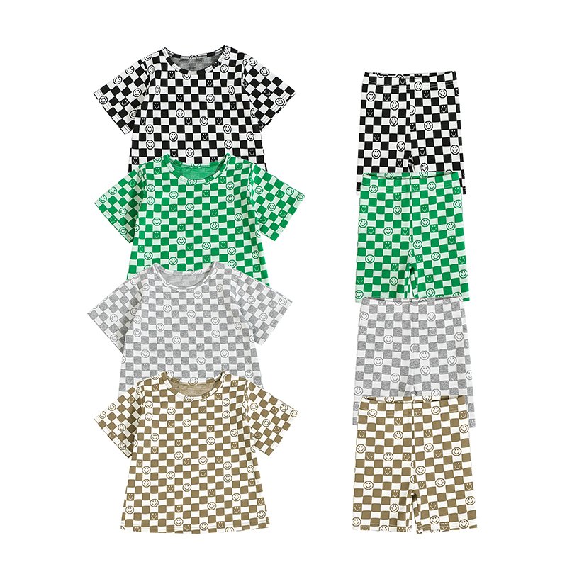 Summer short sleeve Newborn clothes Boy 2 Pieces Baby Clothes boys clothing sets printed outfit