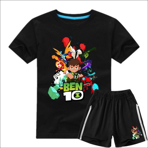 100% Cotton kids shorts and tshirt sets Custom Design Kid Clothing Sets boys summer clothing