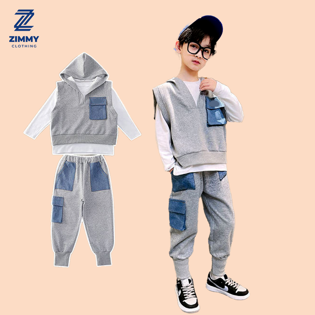 Latest Kids hoodies set cartoon Casual Suit sweatshirts Outing Baby boy's clothing sets