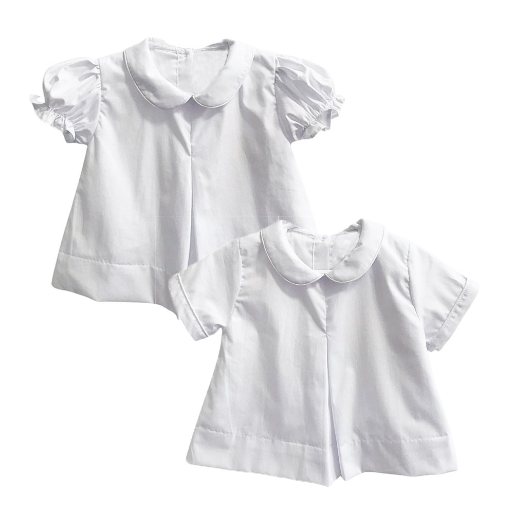 Wholesale peter pan collar picot trim toddler boys clothing sets pleated woven cotton infant baby boy bloomer short set