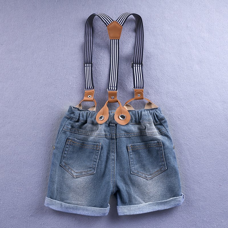 Child Summer Clothes Toddler Infant Baby Kid Causal Outfit for Boys 1 to 5 Years Striped Shirts Jeans Shorts Boys Baby Clothes
