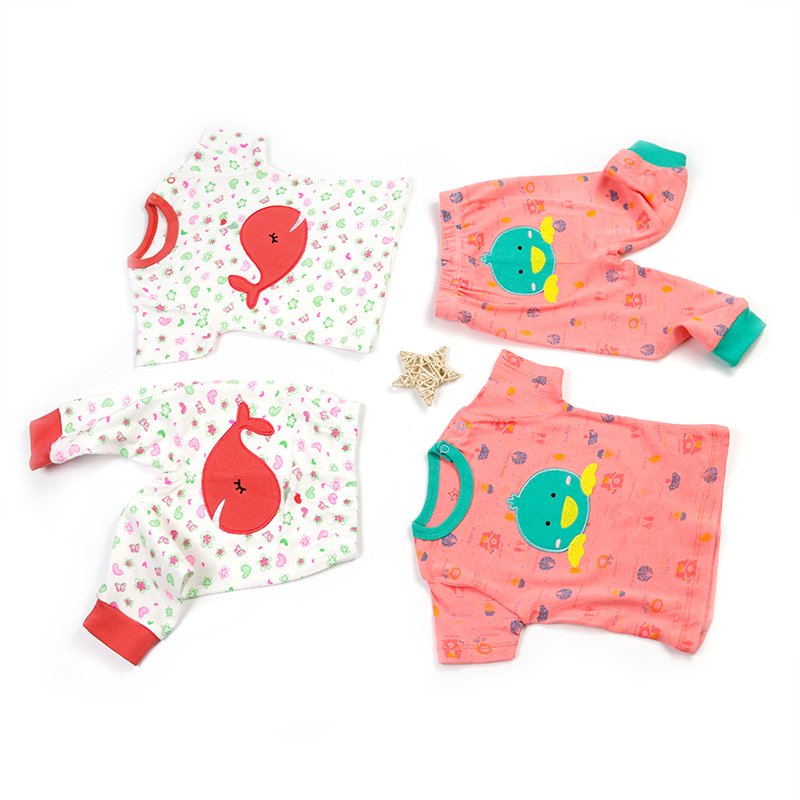 weaning baby set Baby Cloth Cute Print Summer Cotton Unisex Clothing Set Fashion Hot Saleorganic cotton kids clothes Baby Suit