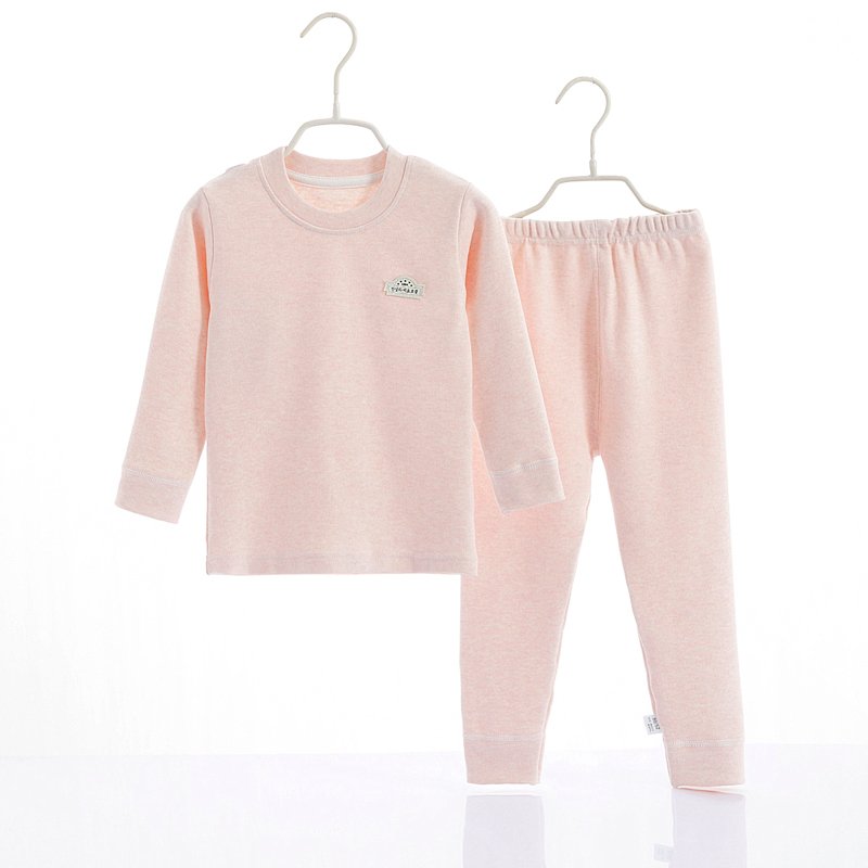 Unisex High Quality Cotton Vintage Style Children's Pajamas Autumn Clothing Sets with Pullover Closure
