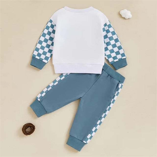 1 Pcs Private MAMAS BOY Letter Cotton Outfit Autumn Newborn Infant Toddler Clothes Top Pants Baby Boys Clothing Set