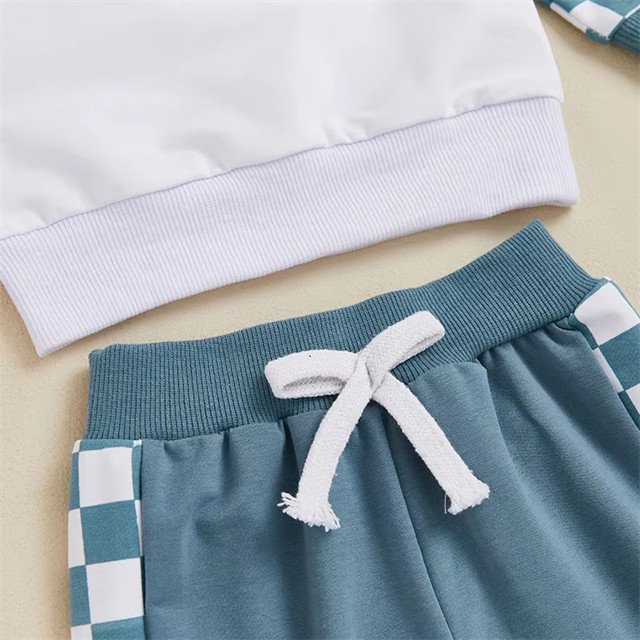 1 Pcs Private MAMAS BOY Letter Cotton Outfit Autumn Newborn Infant Toddler Clothes Top Pants Baby Boys Clothing Set