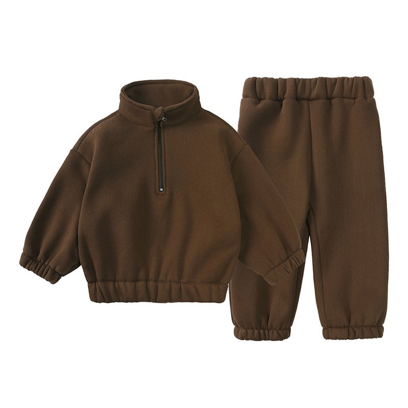 Boy's Winter jacket Sweatshirt Top+Pants Joggers Causal Outfit Toddler Tracksuits Suit