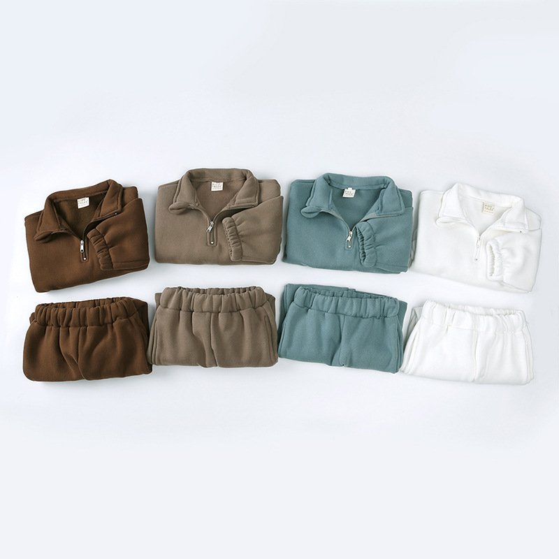 Boy's Winter jacket Sweatshirt Top+Pants Joggers Causal Outfit Toddler Tracksuits Suit