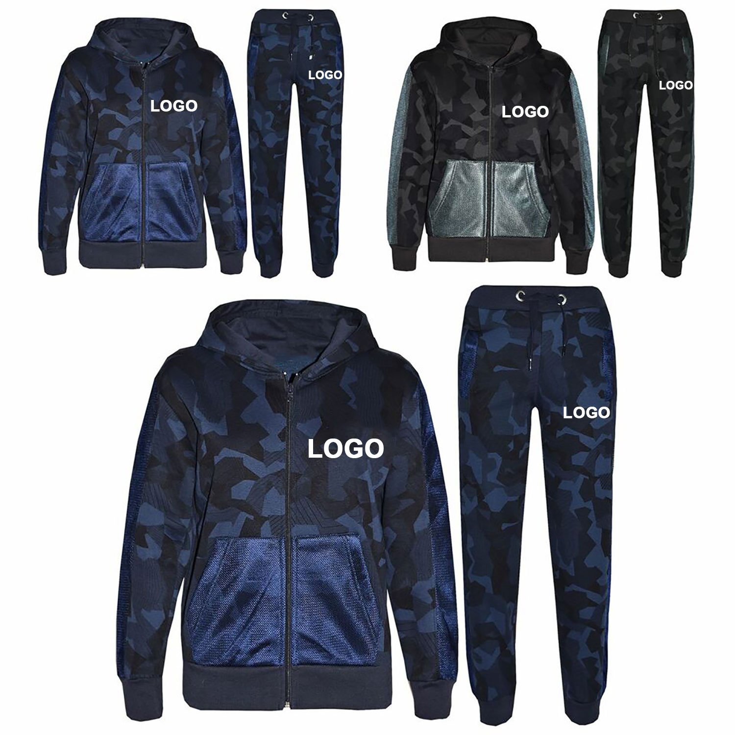 Wholesale Custom Boutique Kids Tracksuits Cheap Boys Clothing Sets Plus Size Woolen Sweatsuits Made in Pakistan