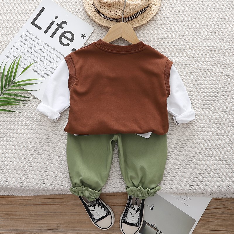 Unisex Short Sleeve Baseball Jacket for Boys Letter Print Leisure Sports Suit for Spring Autumn for Motorcycle Activities