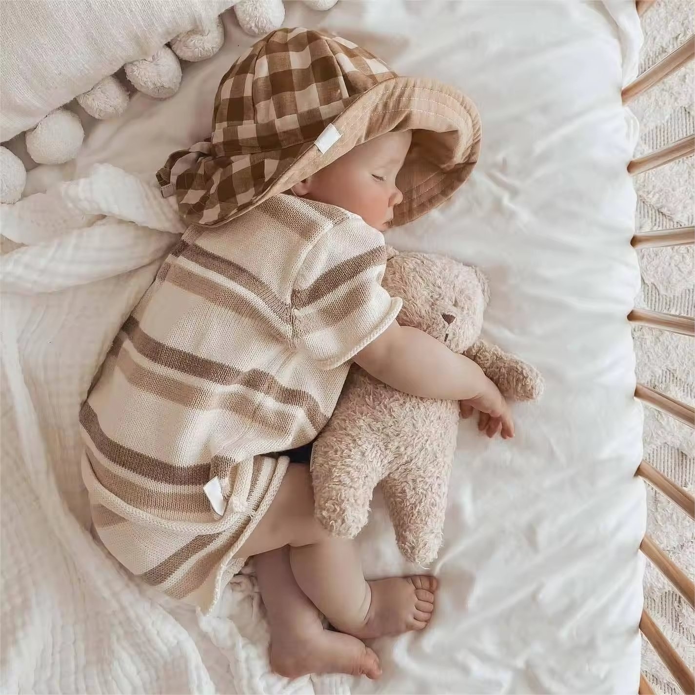 Custom knitted clothes Boys girls baby unisex T-shirt Wholesale children's casual two-piece clothing set