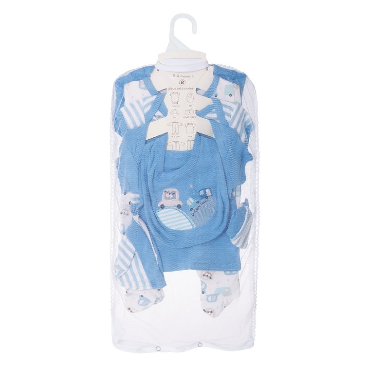 8pcs Wholesale Toddler Boy Girl Newborn 100% Cotton baby Clothes Baby Gift Box Set
