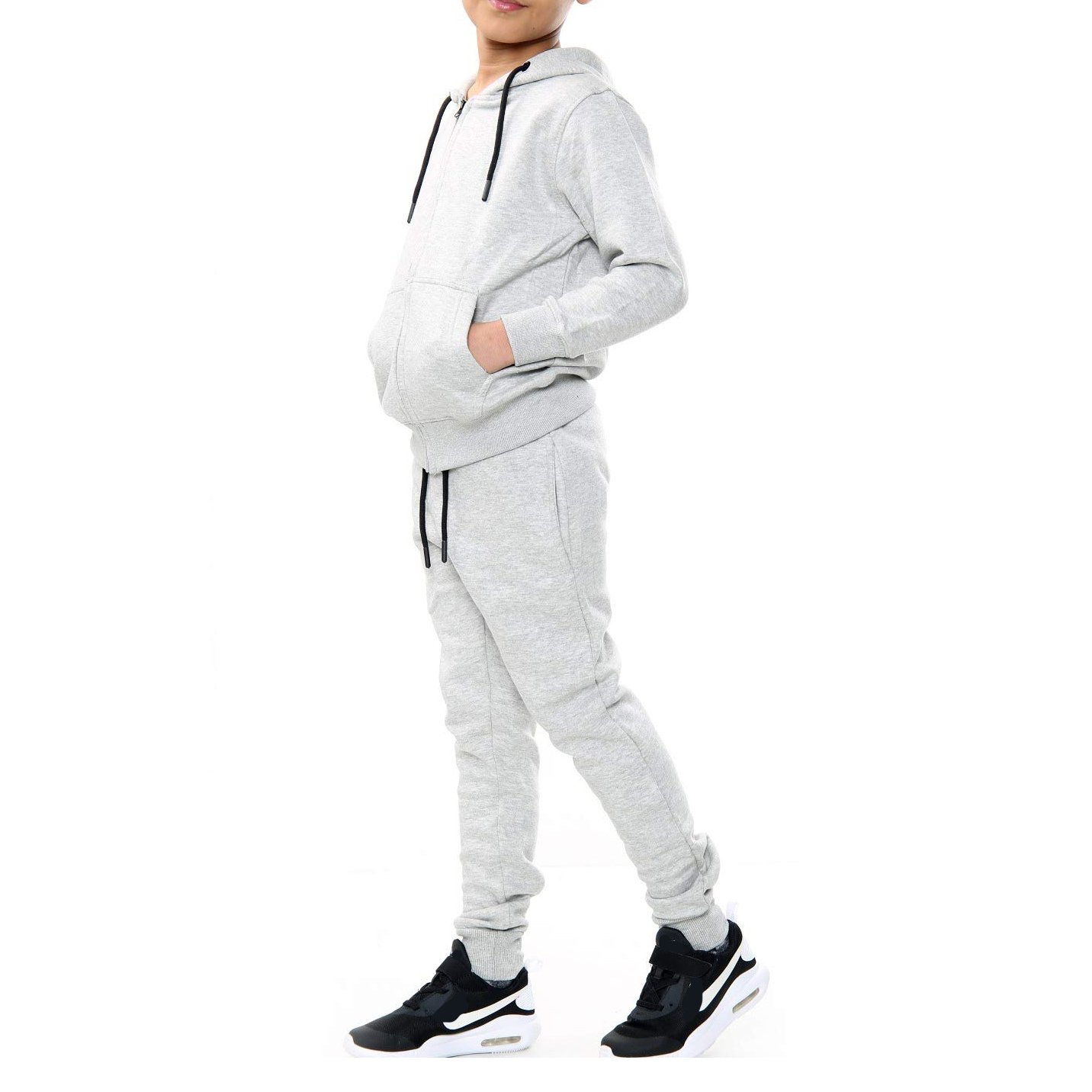 Top Trending Heavyweight 100% Cotton Design Your Own Tracksuit Sport 2 Pieces Sweat Suit For Kids Boys Clothing Sets