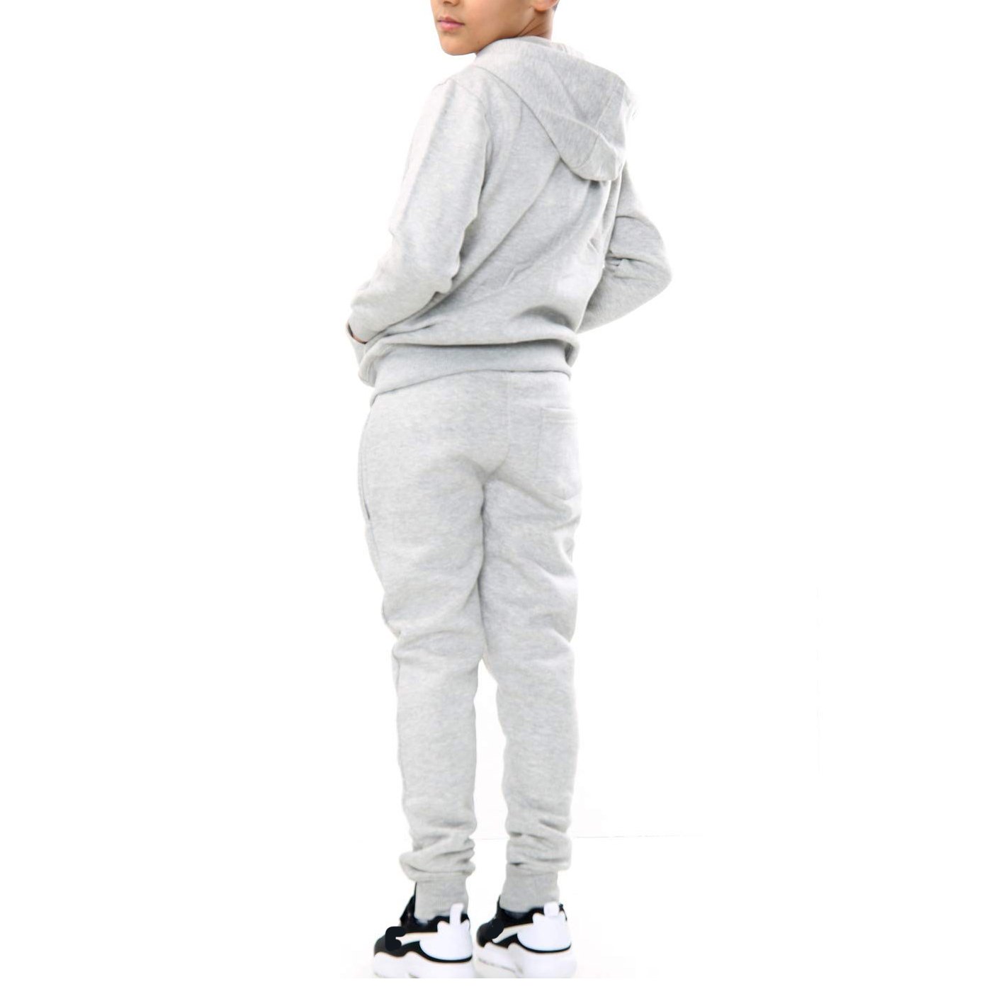Top Trending Heavyweight 100% Cotton Design Your Own Tracksuit Sport 2 Pieces Sweat Suit For Kids Boys Clothing Sets