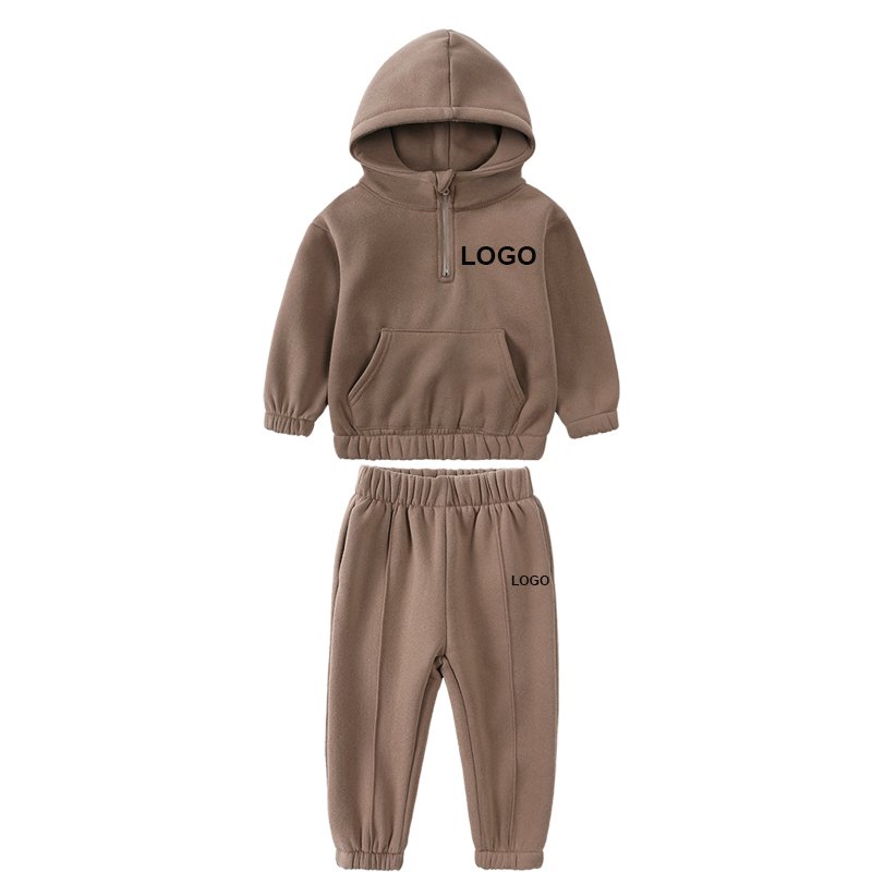 custom hoodies children clothes cotton winter sweatsuit wholesale kids clothes pullover hoodie boys clothing sets