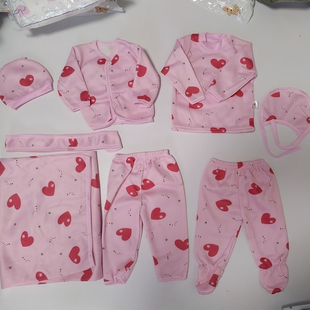 0-6 Month Luxurious Unisex Baby Clothes Printed Quality Premium Newborn Layette Gift Set Newborn Baby Gift