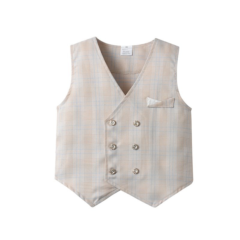 Baby Boys Formal Wear Wedding Clothes Suits Long Sleeve Shirt Formal Waistcoat Suits Boy Clothing Sets Children Clothing