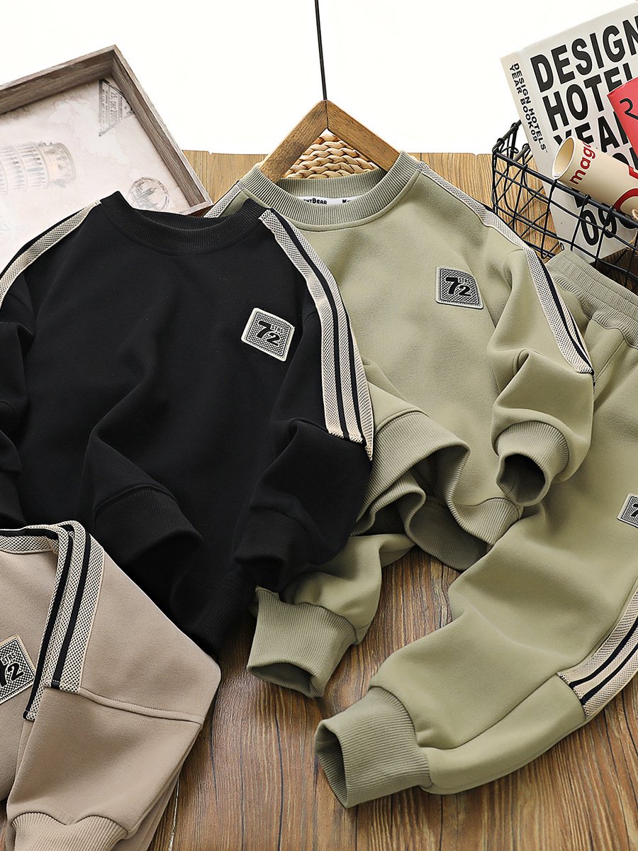 High end designer clothing boy 2-piece set