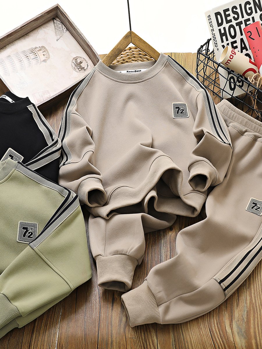 High end designer clothing boy 2-piece set