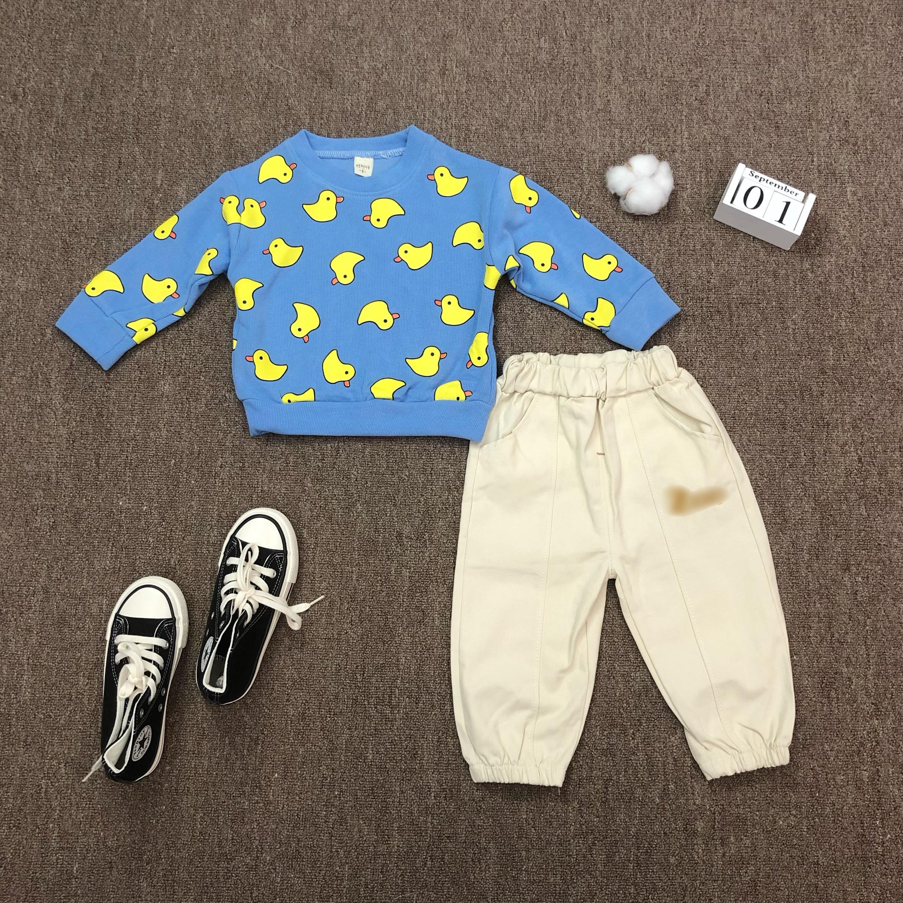 Toddler Girls Boys Set Clothes Children Autumn T Shirt With Pant Sweatshirt Suit Boys Girls Unisex Clothes Set
