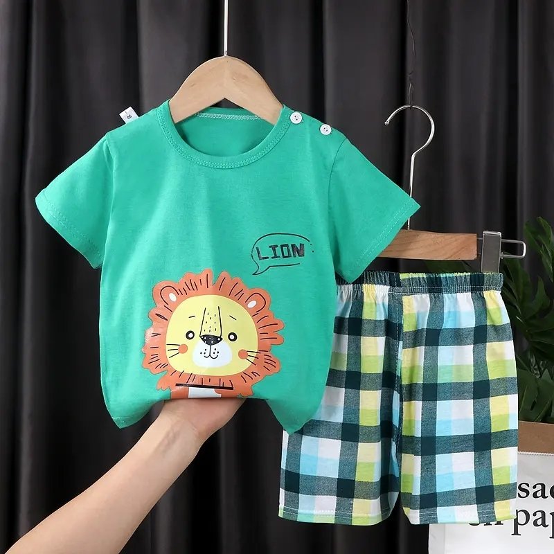 Clothing Sets Boys And Girls Clothes Sets Pure Cotton Boys Girl Clothes T-shirt+pants Outfits Kids Clothes Set