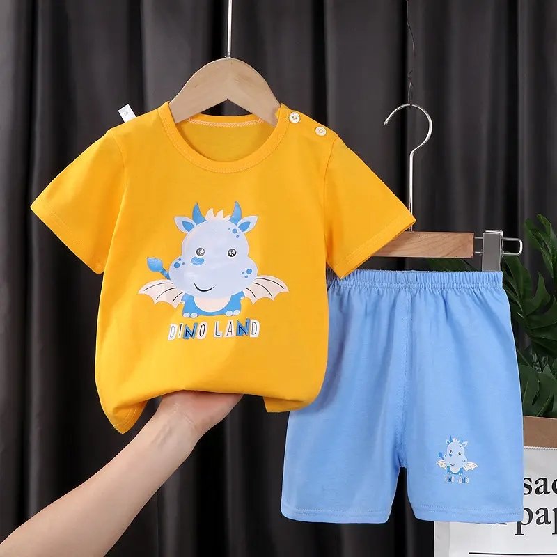 Clothing Sets Boys And Girls Clothes Sets Pure Cotton Boys Girl Clothes T-shirt+pants Outfits Kids Clothes Set