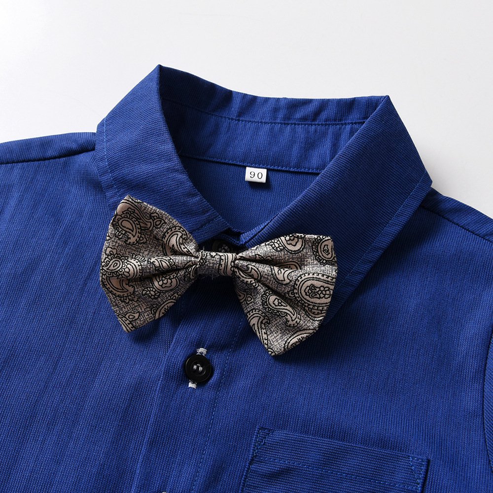 Autumn Suits for Baby Boy Formal Wedding Wear Children Clothing Toddler Boys Gentlemen Suits Long Sleeve Baby Boy Clothing Set