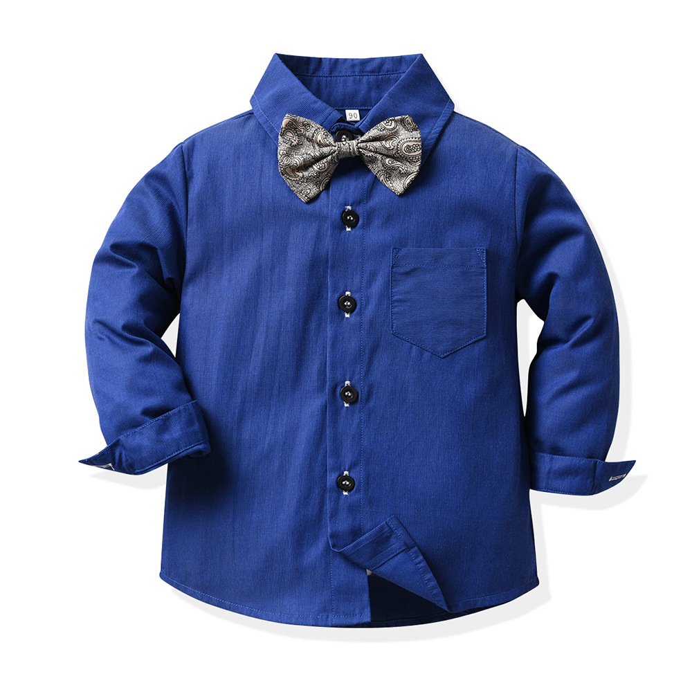 Autumn Suits for Baby Boy Formal Wedding Wear Children Clothing Toddler Boys Gentlemen Suits Long Sleeve Baby Boy Clothing Set