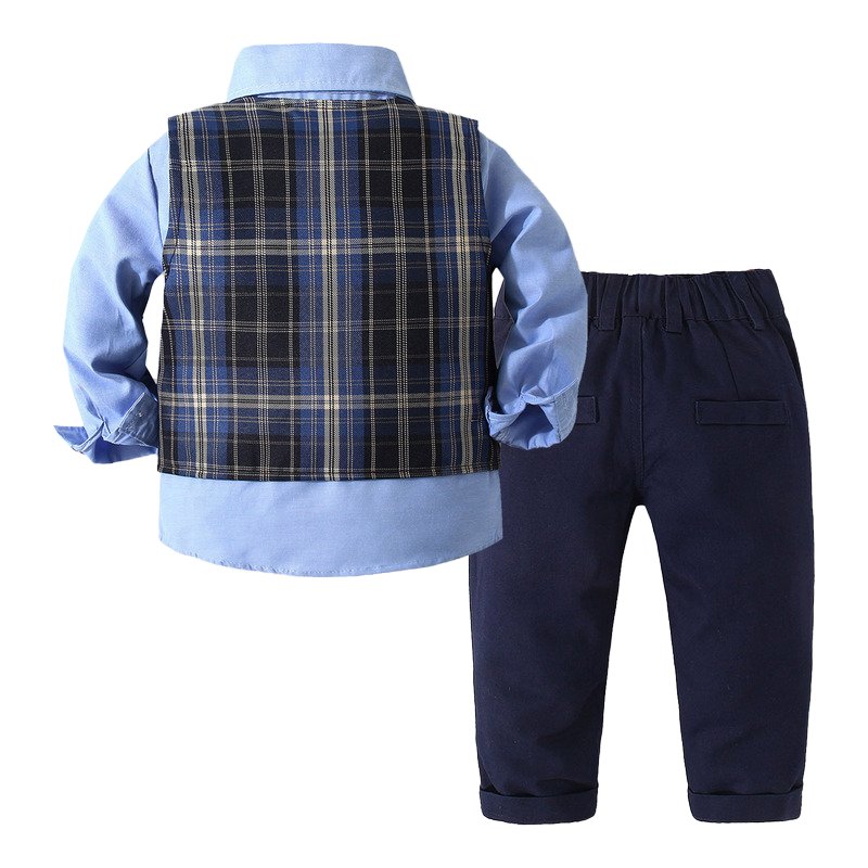 Baby Boy Wedding Clothes sets Ring Bearer Outfit Formal Suit Kids Set Children's Party Clothes Gentleman Clothing Birthday Sets