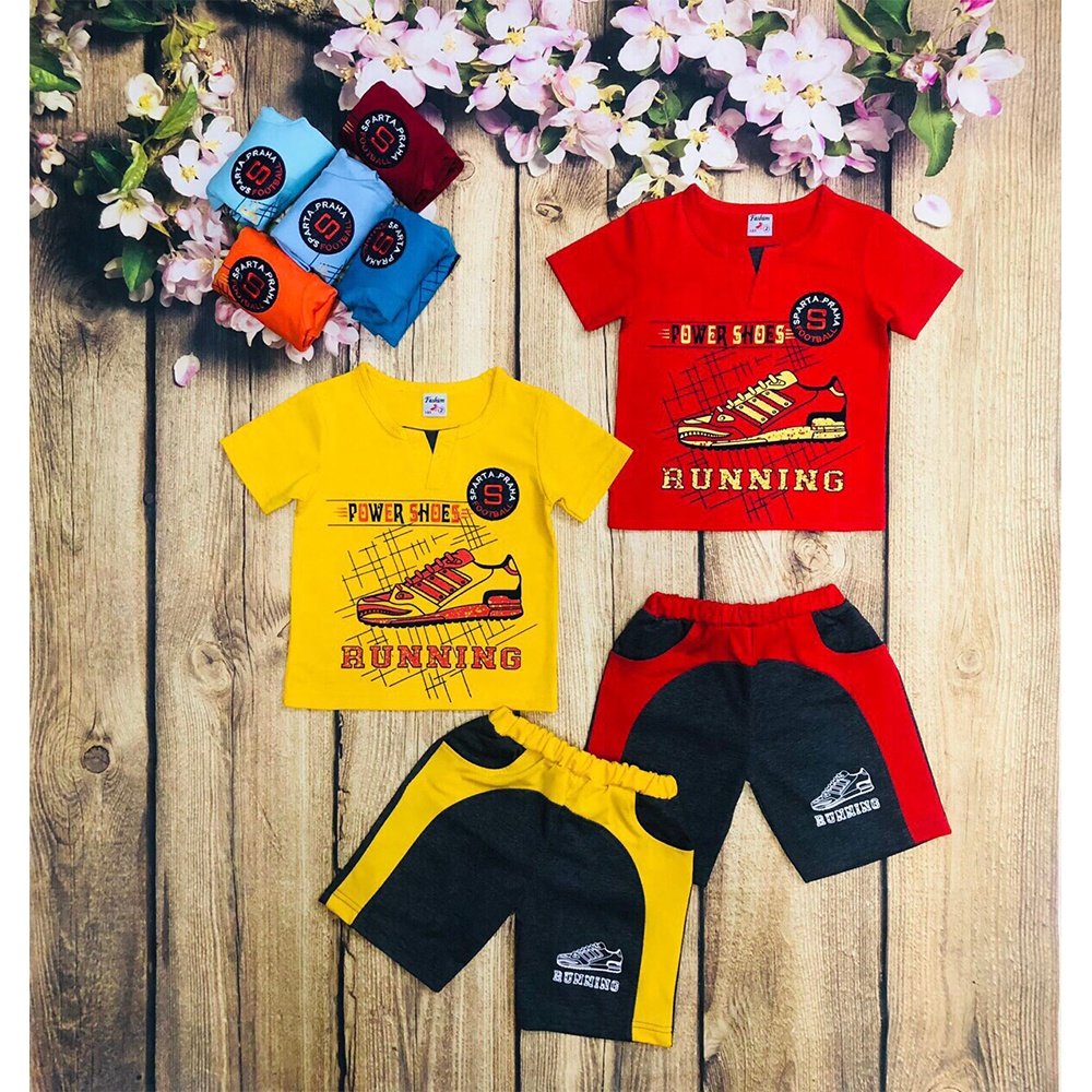 Handsome Hot Sale small boys set striped T-shirt cute little boys suit 1-6 years summer cotton cool baby children clothing set
