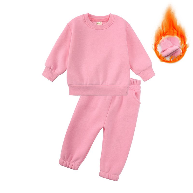 Kids Clothing Girls 100%Cotton Sweatshirt Long Sleeve Sports Children'S Boys Winter Comfortable Crew-Neck Kids' Furniture Sets