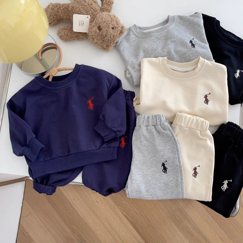 Cotton Sweatpants Tracksuits Winter Baby Clothes Set Clothing Custom Kids Jogger Set Sweatsuits Kids Sweatshirt Set