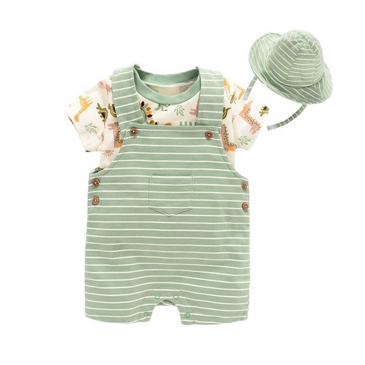 baby overalls 3 pc set baby clothing sets for 2 years old hot sale new arrived baby gentleman jumper