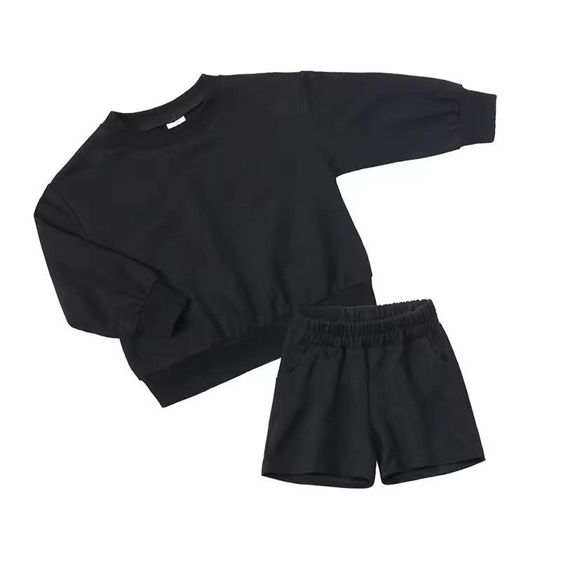 Infant Baby Clothing Sets Sweater Suit boys clothing set Knit wear Loose Tracksuit Sweat Track Suit Set