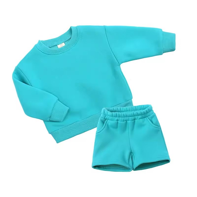 Infant Baby Clothing Sets Sweater Suit boys clothing set Knit wear Loose Tracksuit Sweat Track Suit Set
