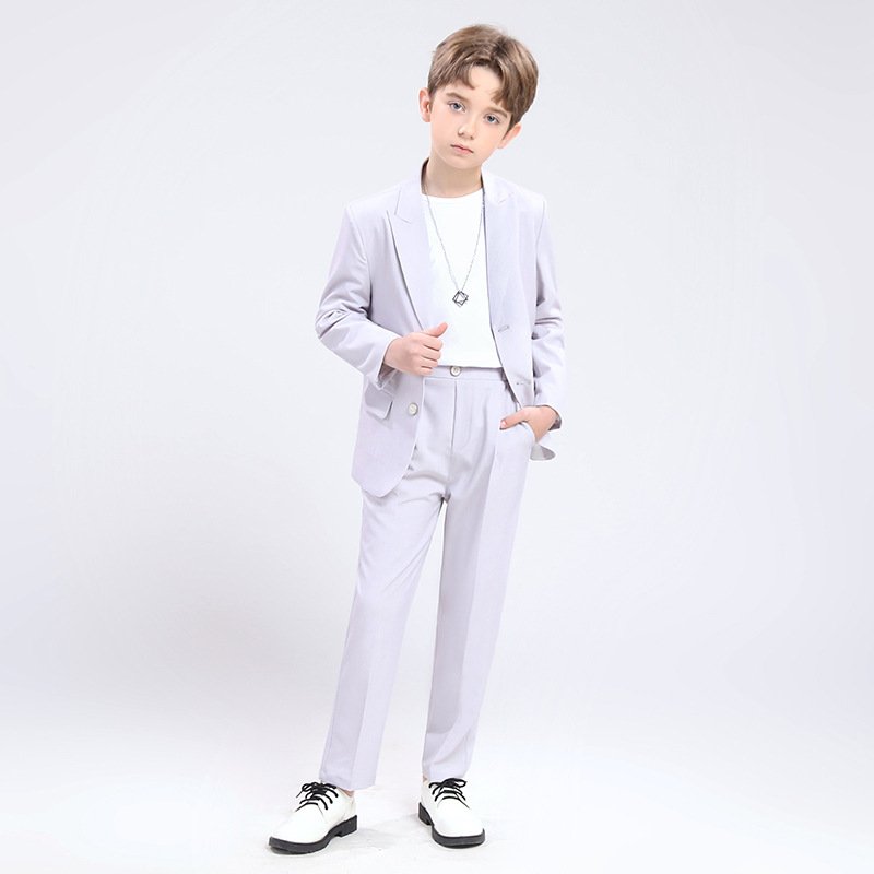 Children's Formal Suit Spring New British Gentleman's Small Suit Toddler Boy Clothing Sets Kids Clothes Photos Party Birthday