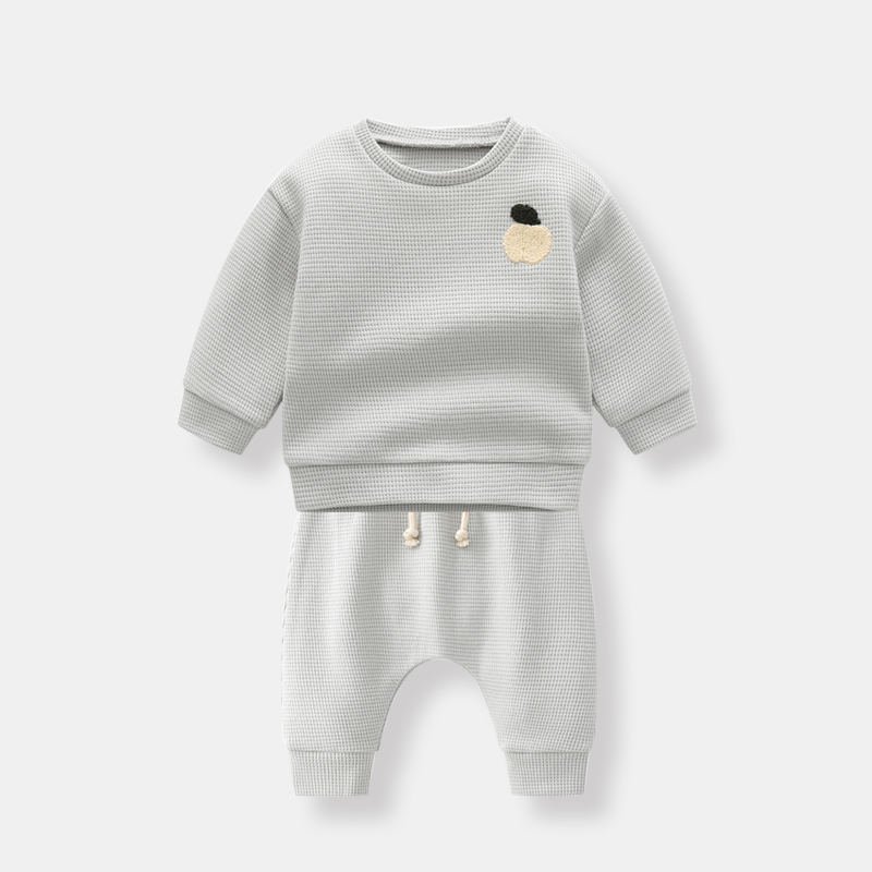 Bebek giyim setleri Roupas infantil para crianca infant Organic 100% Cotton Newborn Boy Clothes Baby Clothing Sets 6893+6898