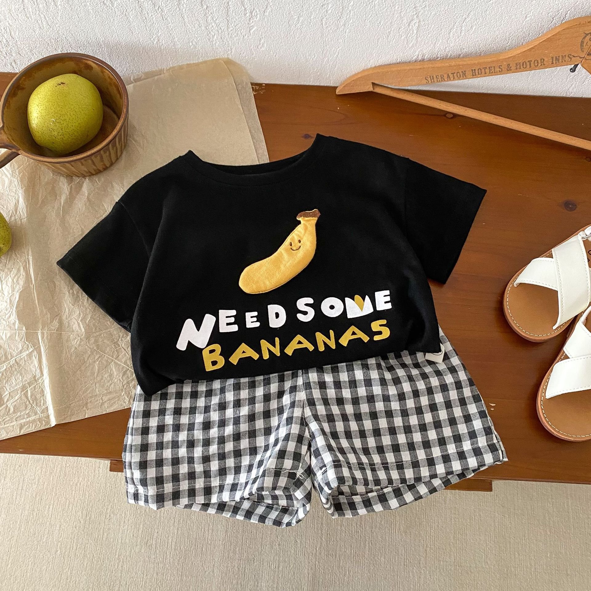 New Trendy Young Children Wear Boys 2 Piece Sets Boy fashion Boys Clothing Sets Comfortable Shorts Children'S Clothing Sets