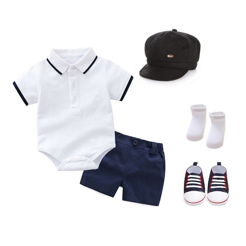 New design wholesale boutique children baby boy clothes set