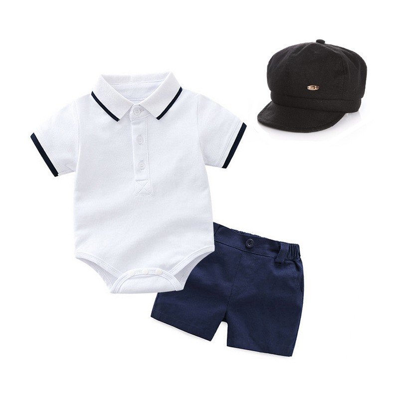 New design wholesale boutique children baby boy clothes set