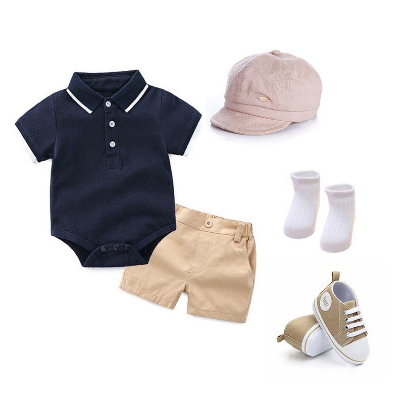 New design wholesale boutique children baby boy clothes set