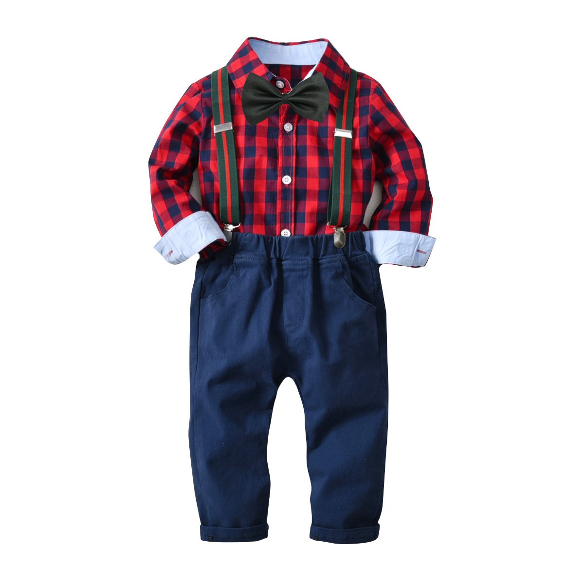 Meiqiai New Fashion Smart Boys Clothes Children Boys Fake Top Shirt 2 pcs Set 20B434