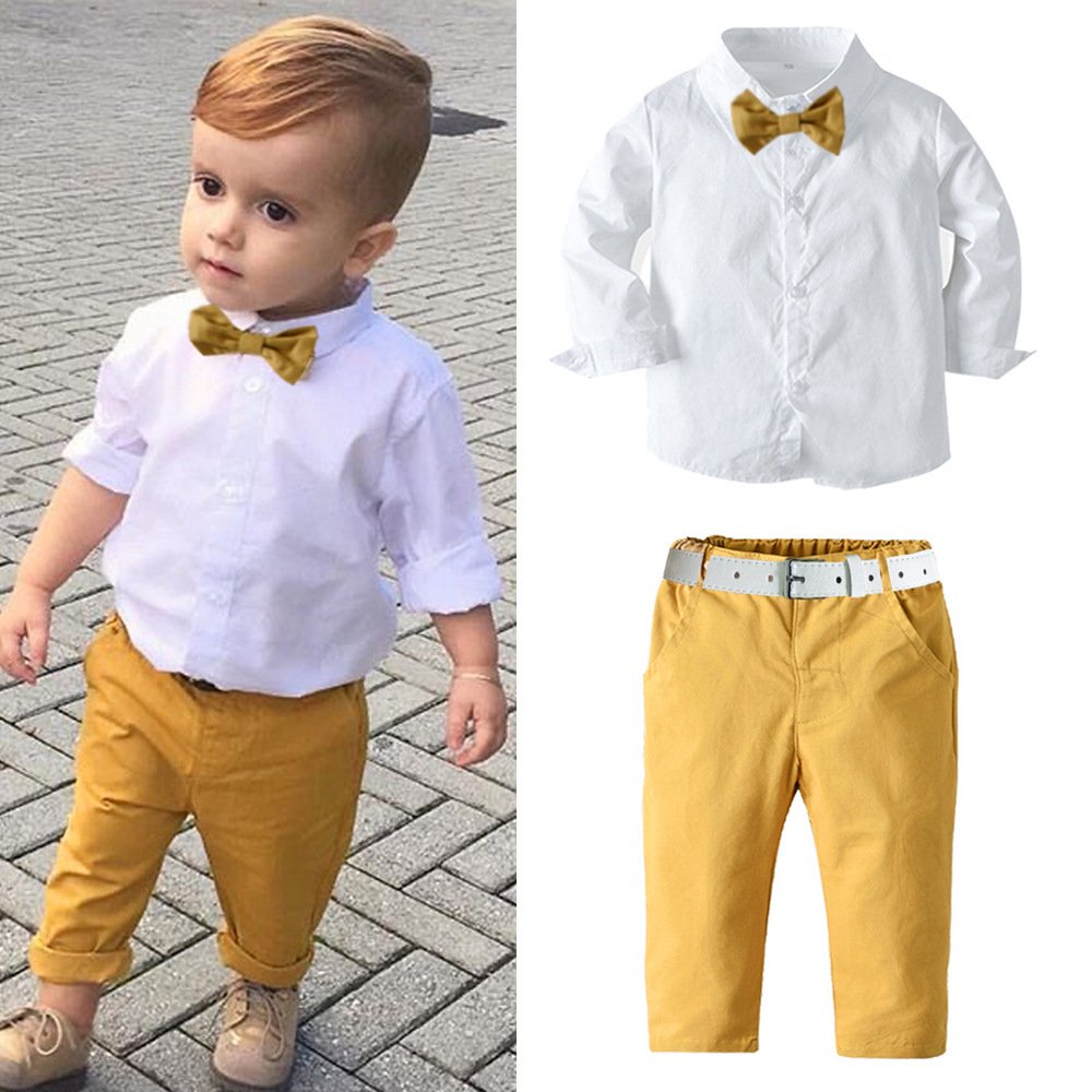 Meiqiai New Fashion Smart Boys Clothes Children Boys Fake Top Shirt 2 pcs Set 20B434